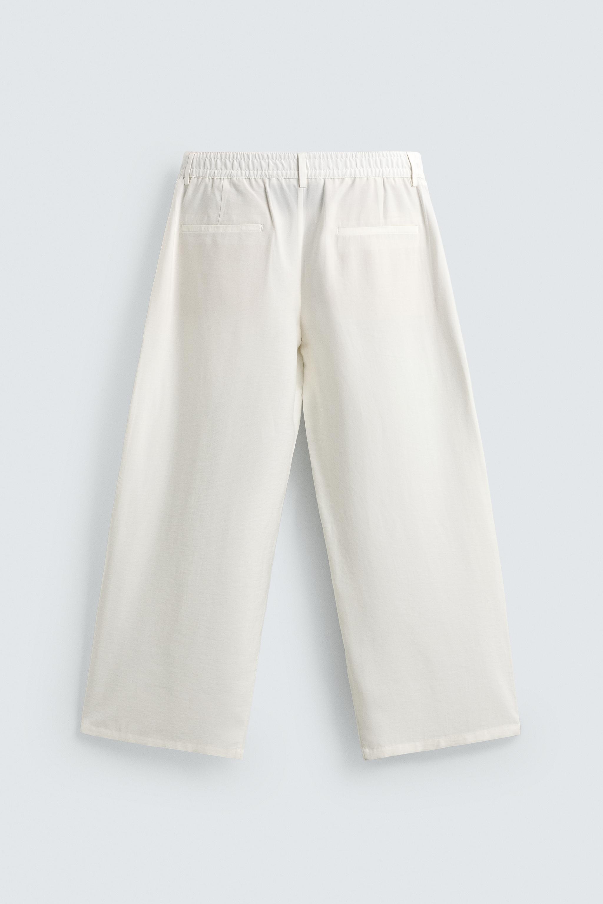 PANTALON FLUIDE À PLIS